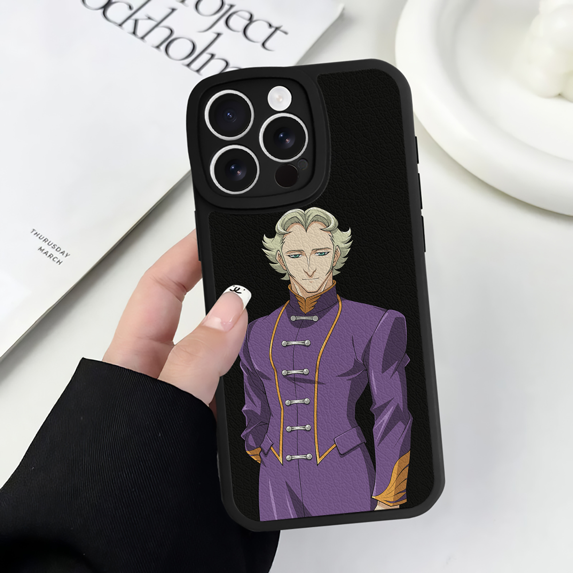 （画像用） 遊☆戯☆王 Yu-Gi-Oh! 【iPhone 16シリーズ対応】シリコンスマホケース（レザー調） 材質：シリコン